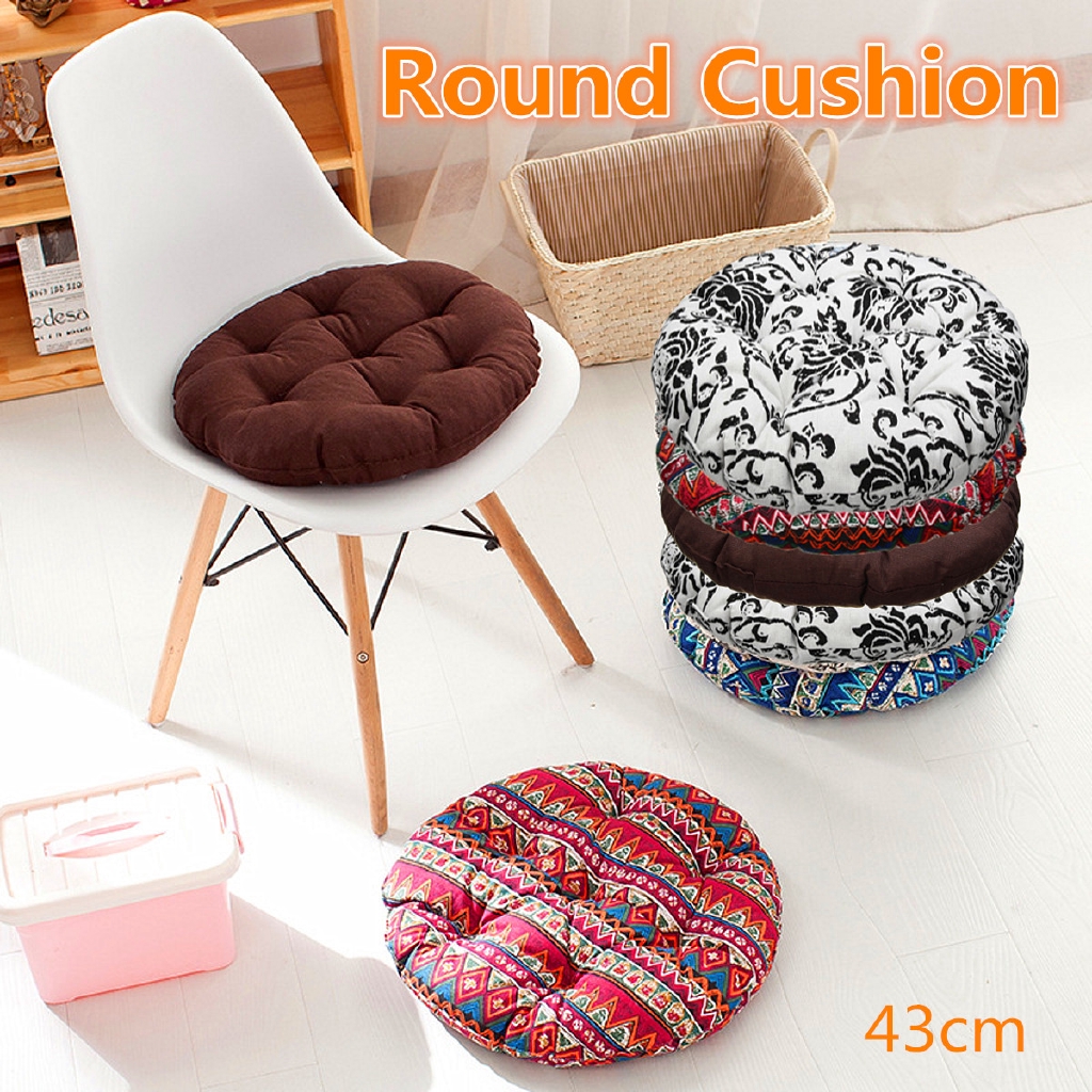 Home Seat Cushion Round Pillow Floor Yoga Office Chair Mats Tatami