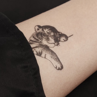 Image of thu nhỏ Women Men Fashion Punk Waterproof Black Animal Pet Water Transfer Temporary Tattoo Sticker/Girls Body Shoulder Art #3