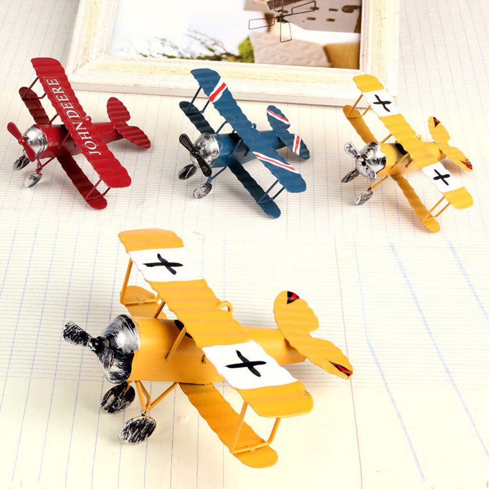 vintage metal airplane toys