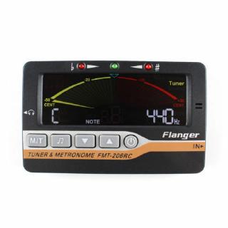 Flanger FMT-206RC Tuner Metronome 3In1 for Chromatic Guitar Bass Ukulele Violin