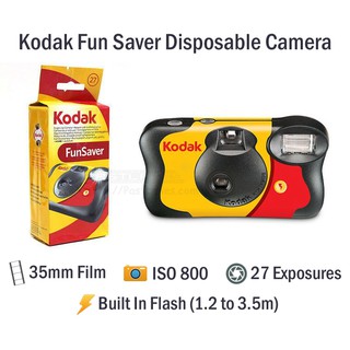 Kodak Fun Saver Disposable Film Camera [27 Exp / 39 Exp] Funsaver