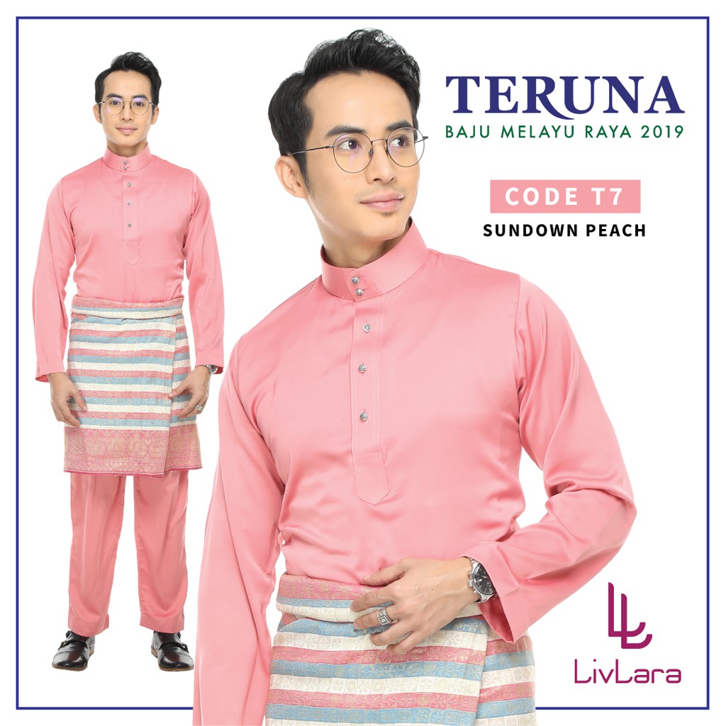 Shop Malaysia Baju Melayu Cekak Musang Lelaki Peach Raya 2021 Hot Klasik Fit Ready Stock Shopee Singapore