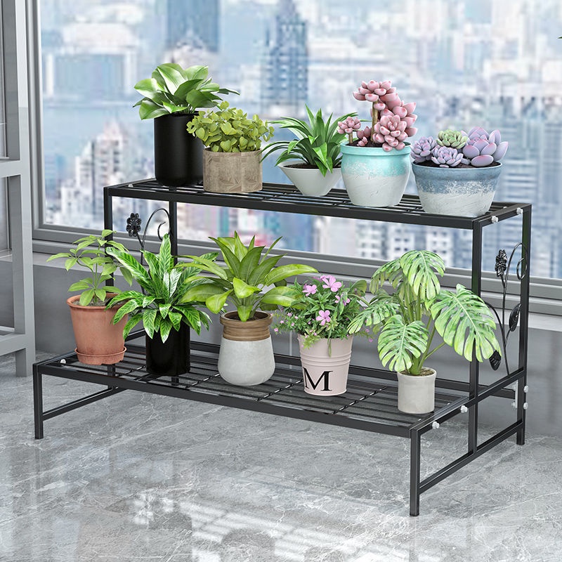 Iron Flower Stand Floor Standing Multi Layer Flower Stand Ladder Flower Rack Nescafe Shopee 4685