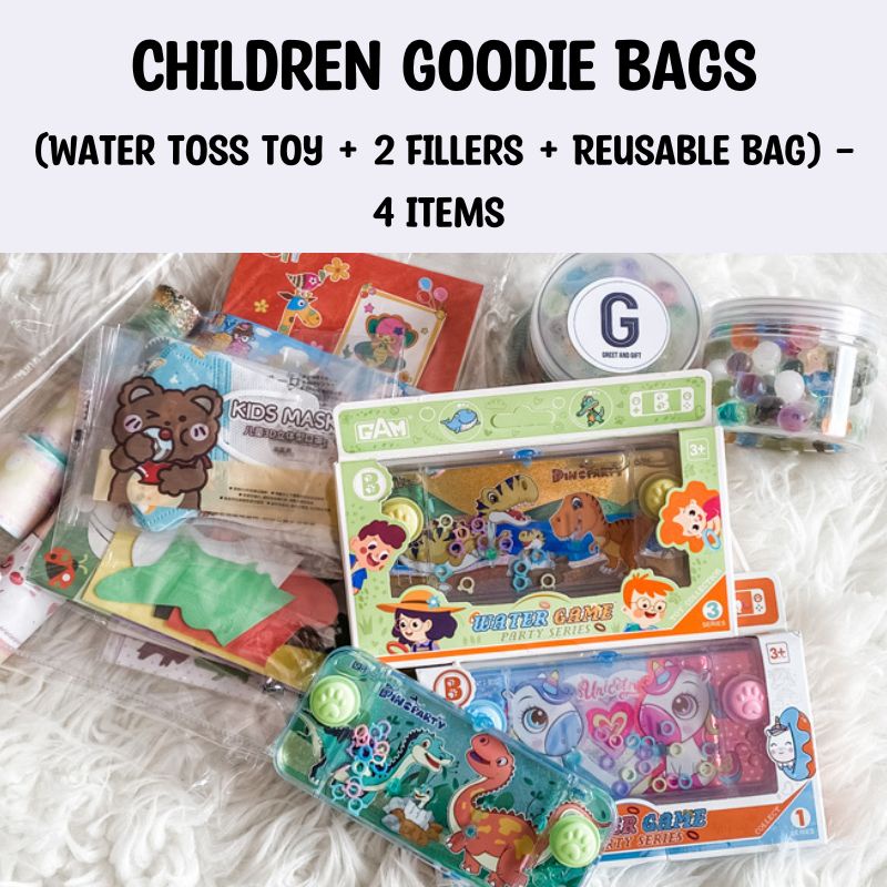 Prepacked Children Goodie Bags For PreSchool Birthday Party Celebration, Kids Party Favors