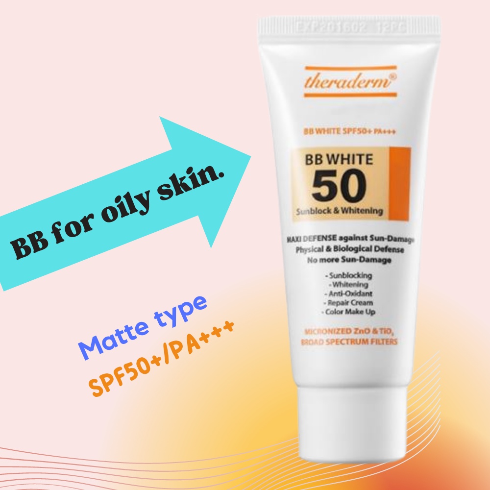 [Theraderm] BB White 40g / BB cream for oily skin / SPF50+ PA+++ / Made