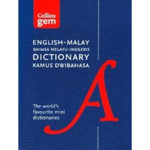 Collins Gem English Malay Dictionary Shopee Singapore