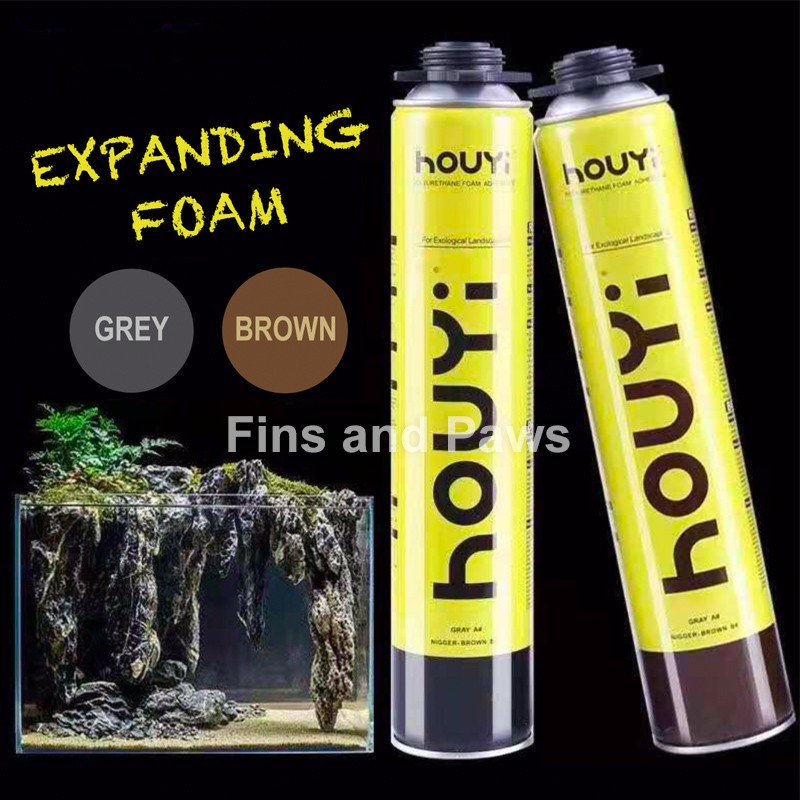 [Houyi] Aquarium Scape Expanding Foam Shopee Singapore