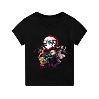 Demon Slayer Anime Kids T-shirt Cotton Boys Girls Tshirt Short Sleeves T-Shirt Unisex Fashion #5