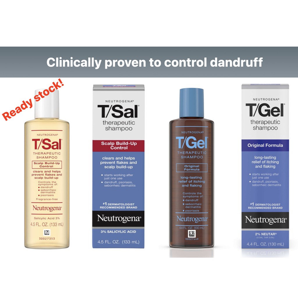 Lowest Price Anti Dandruff Anti Psoriasis Neutrogena Tgel Tsal Therapeutic Shampoo T Gel T Sal Shopee Singapore