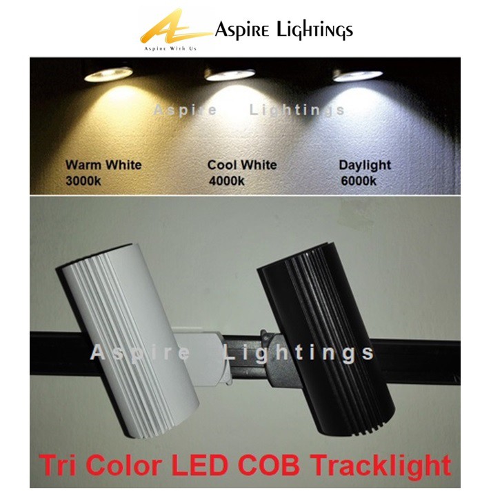 Led Cob Tracklight 10w 20w Daylight, What Is A Warm White Light