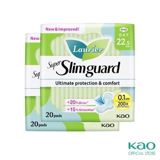 Image of Laurier Super Slimguard Day Pads 22.5cm 20pcs Twin Pack