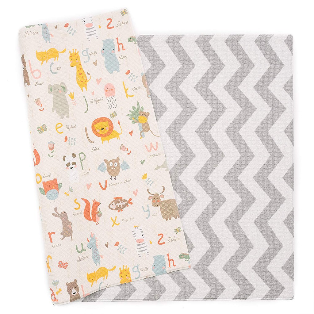Baby Care by Dwinguler Playmat ZigZag Grey (2 Sizes) / Parklon