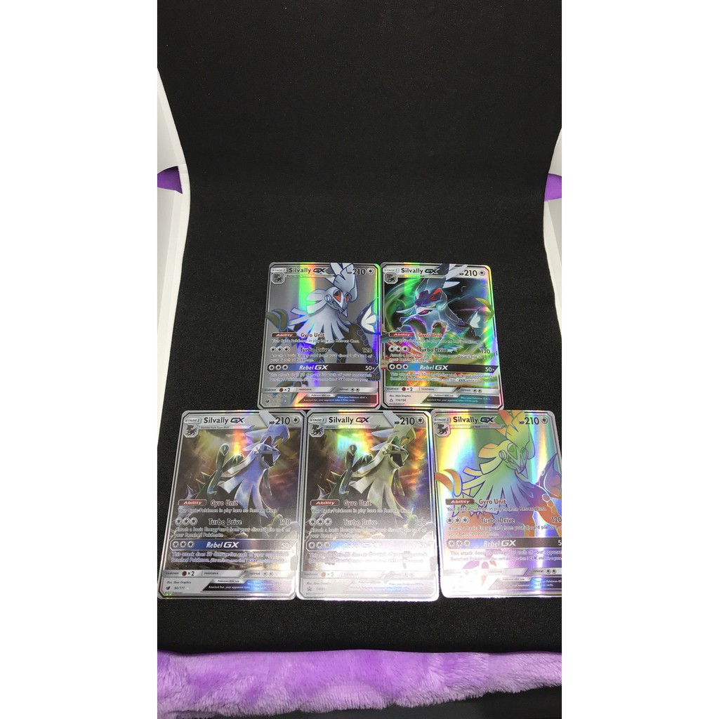 Pokemon Sun Moon 15 Cards Gx Holo Rainbow Card Package Shopee Singapore