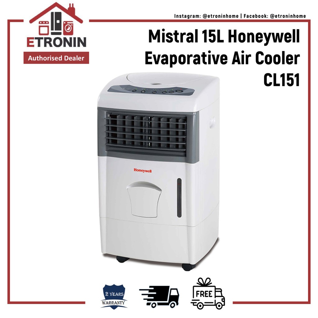 honeywell 15l evaporative air cooler cl151