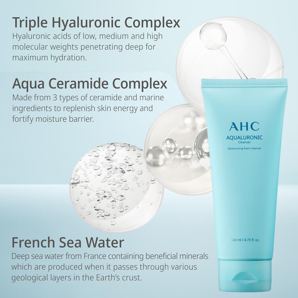 AHC Aqualuronic Cleanser 140ml