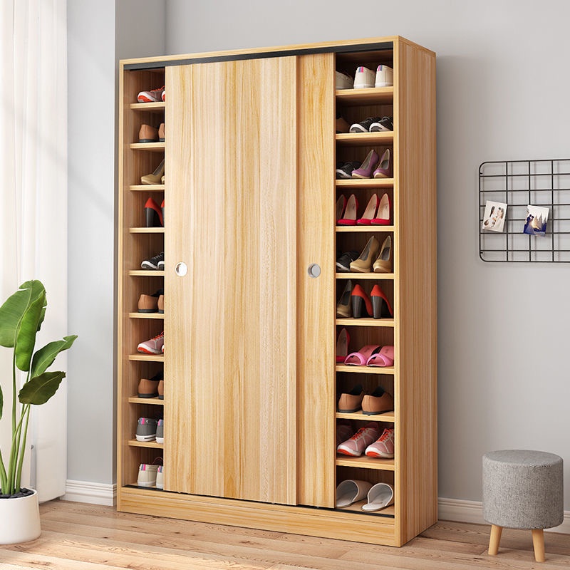YIXIN Wooden Shoe Sliding Door Multi Storey Large Capacity