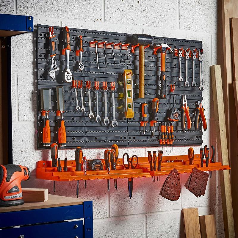 Garage Wall Tool Rack Pegboard Shelf, Best Garage Tool Wall Organizer