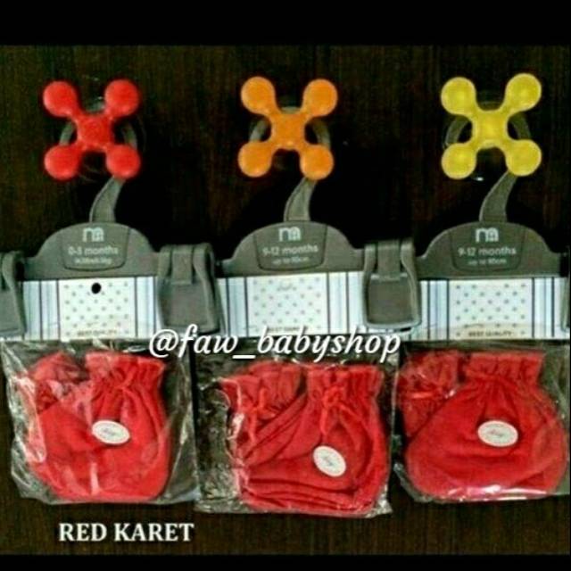red baby gloves
