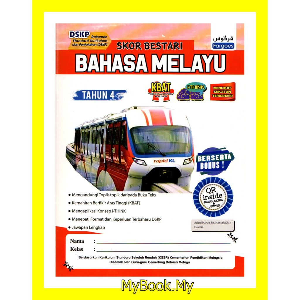 Myb Training Book Skor Bestari 4 Dskp Language Of Melayu Fargoes Shopee Singapore