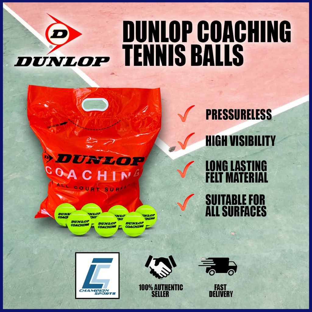 Dunlop Coaching Tennis Ball Shopee Singapore