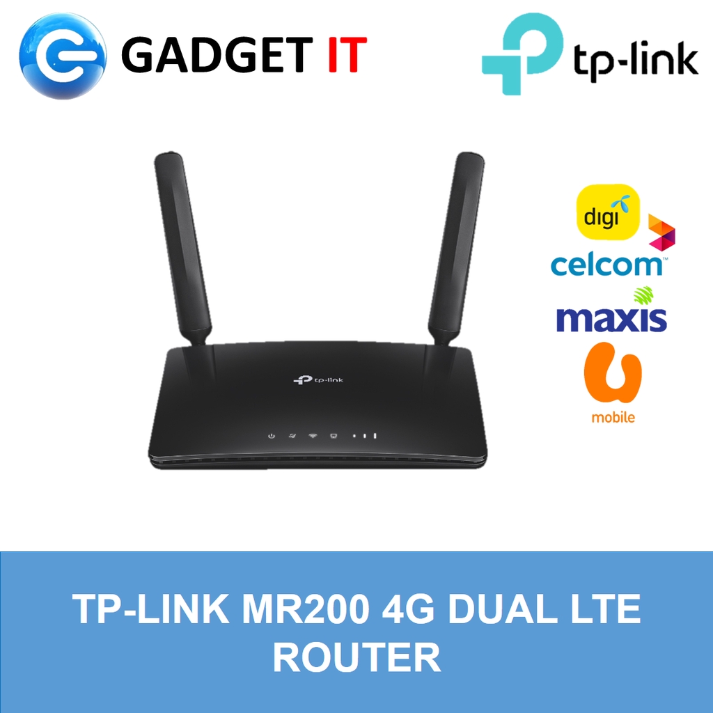 Tp Link Mr0 Ac750 Dual Band 4g Lte 4g Lte Router Similiar Mr6400 Mr100 Mr600 Shopee Singapore