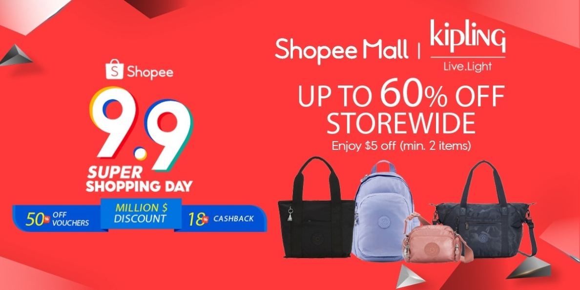 kipling shop on line