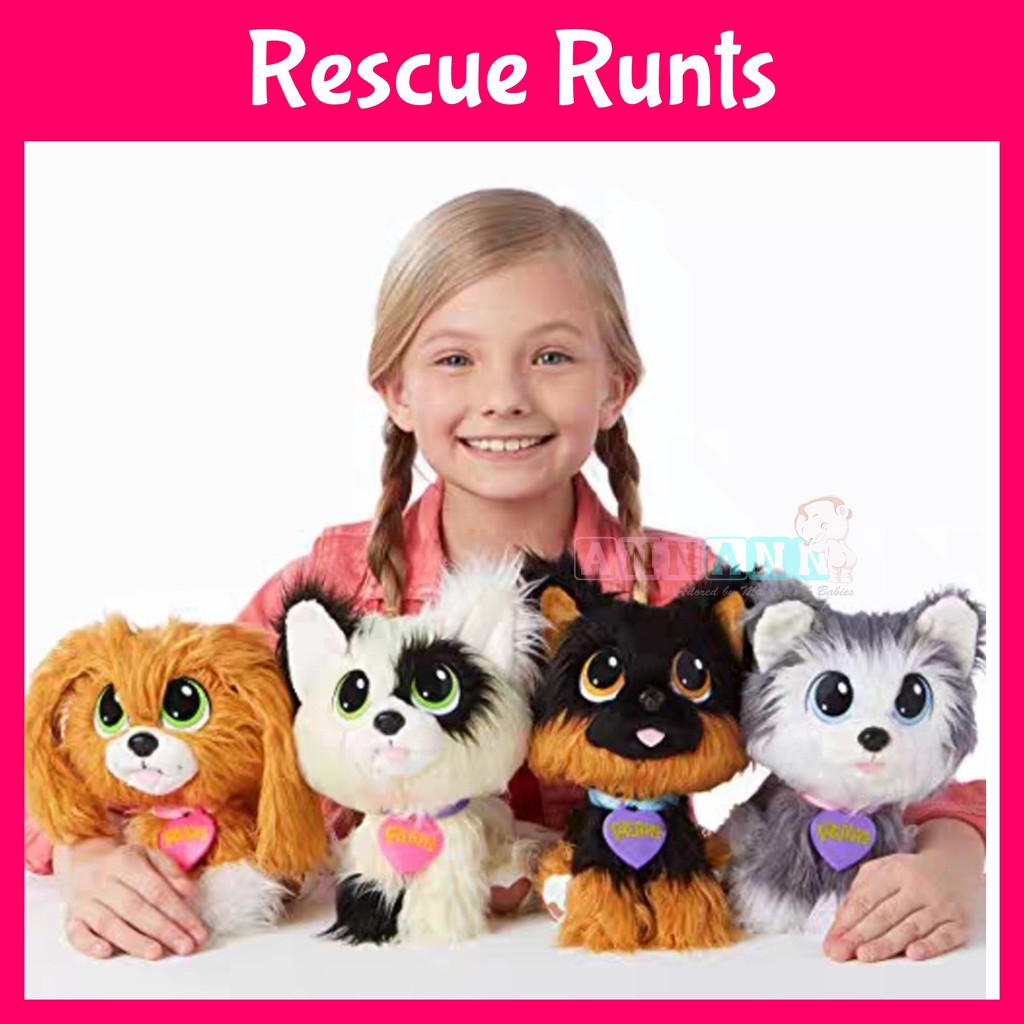 rescue runts husky plush dog
