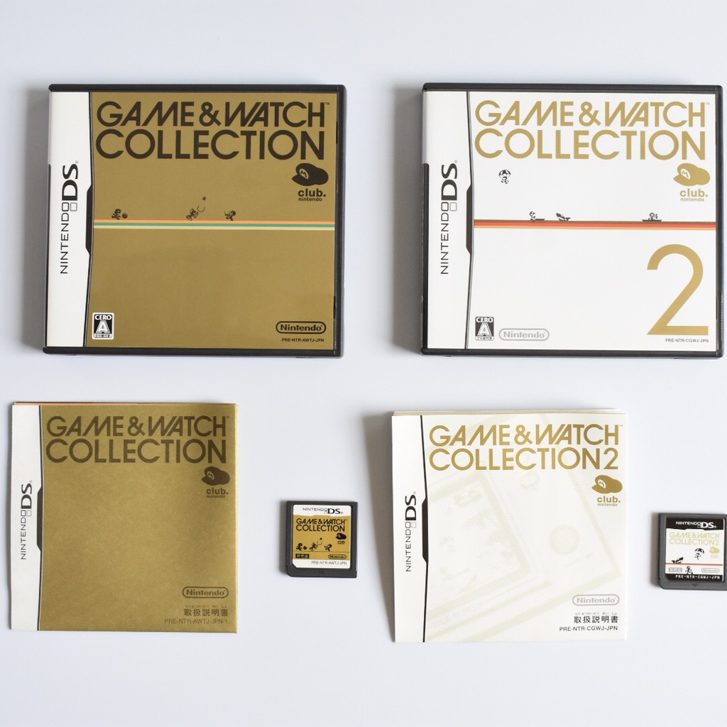 Nintendo Ds Nds Game Watch Collection 1 2 Set 2 Lot Japan Jp Games Shopee Singapore