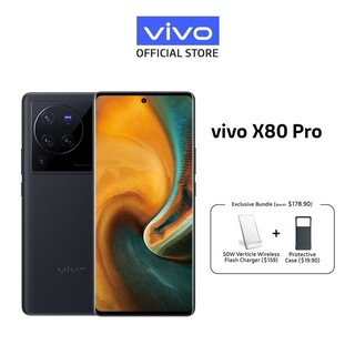 vivo X80 Pro 5G [12GB+4GB/256GB] ZEISS Optics | ZEISS T Coating | Snapdragon 8Gen 1 | vivo V1+ Chip | 120Hz Refresh Rate