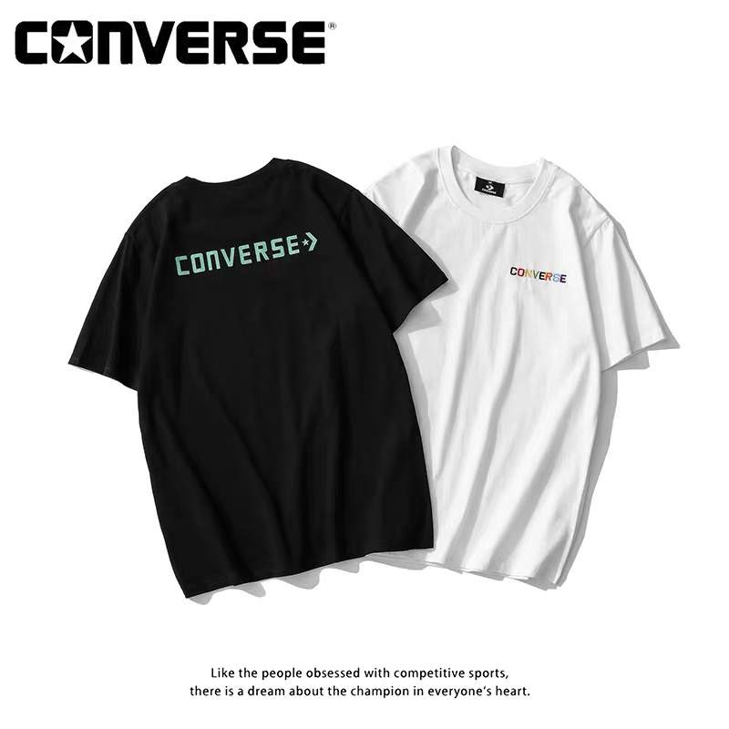 converse t shirt womens white