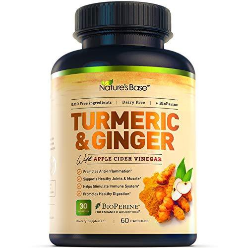 Nature S Base Turmeric Curcumin With Ginger And Apple Cider Vinegar 95 Curcuminoids Tumeric Supplements Occasional J Shopee Singapore