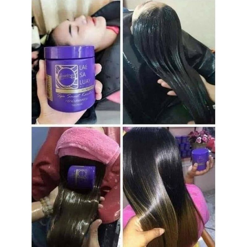 Shop Malaysia 2in1 Shampoo Lae Say Luay Vitamin Rambut Shampoo Supreme Charcoal Hair Treatment Spa Smooth Keratin Rambut Gugur Shopee Singapore