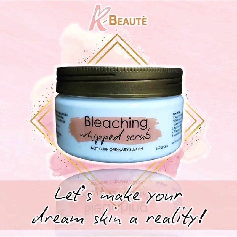 KBeaute BLEACHING WHIPPED SCRUB 250g by Kristine Roman Shopee Singapore