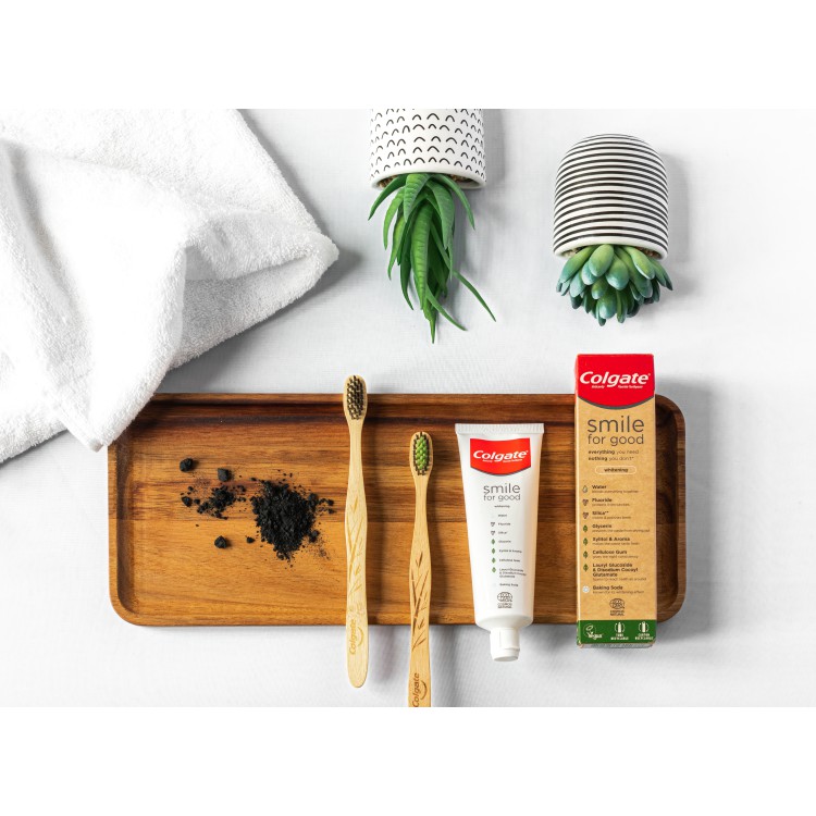 colgate bamboo charcoal soft toothbrush