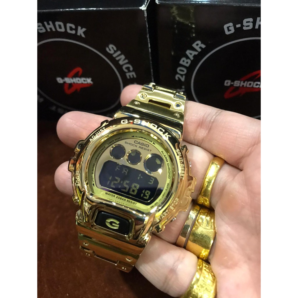 g shock gold bezel