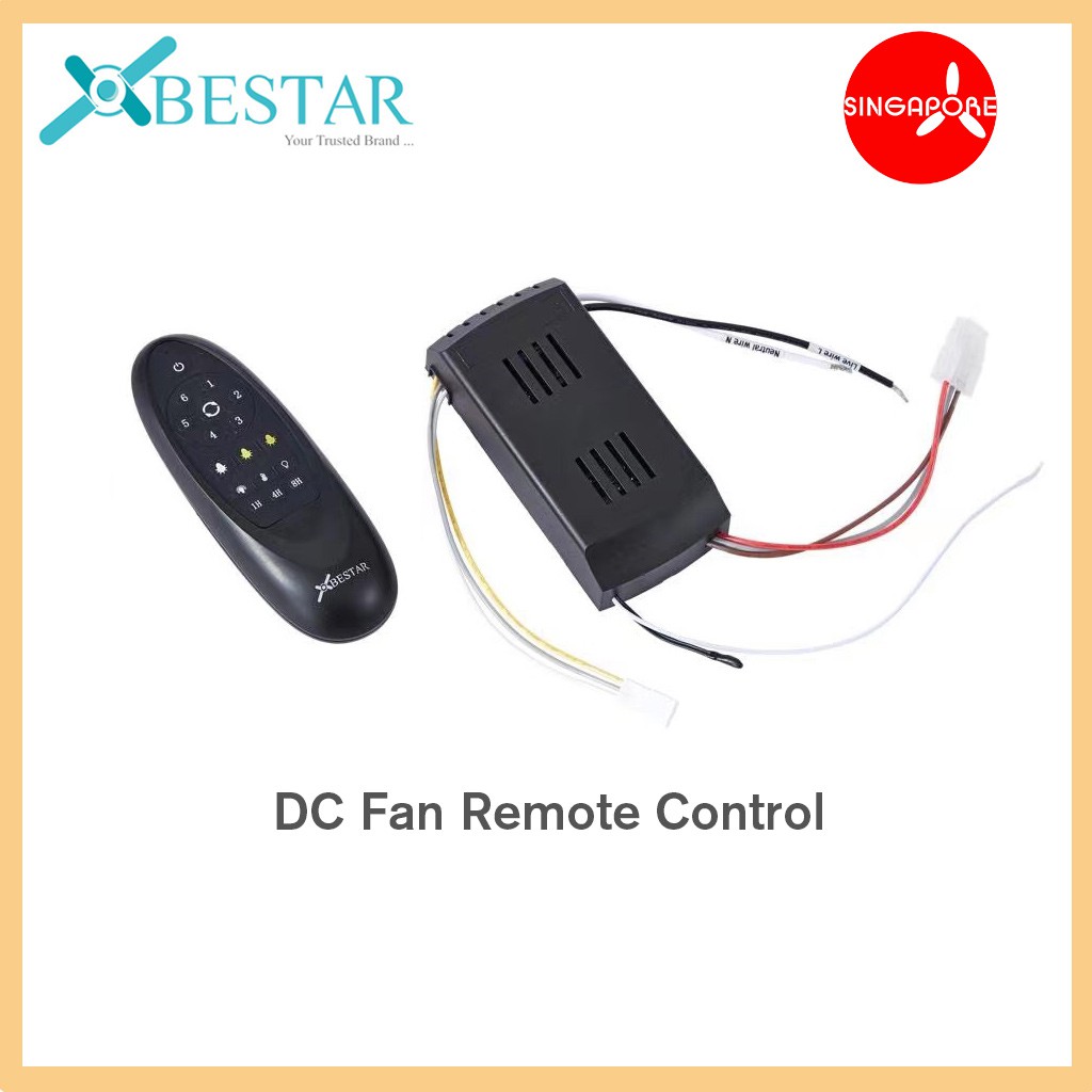 Bestar Ceiling Fan AC /DC Remote Control Shopee Singapore