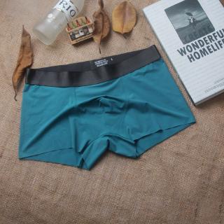Image of thu nhỏ Men's Silk Seamless Boxer Plus Size Underwear(L-4XL) #4