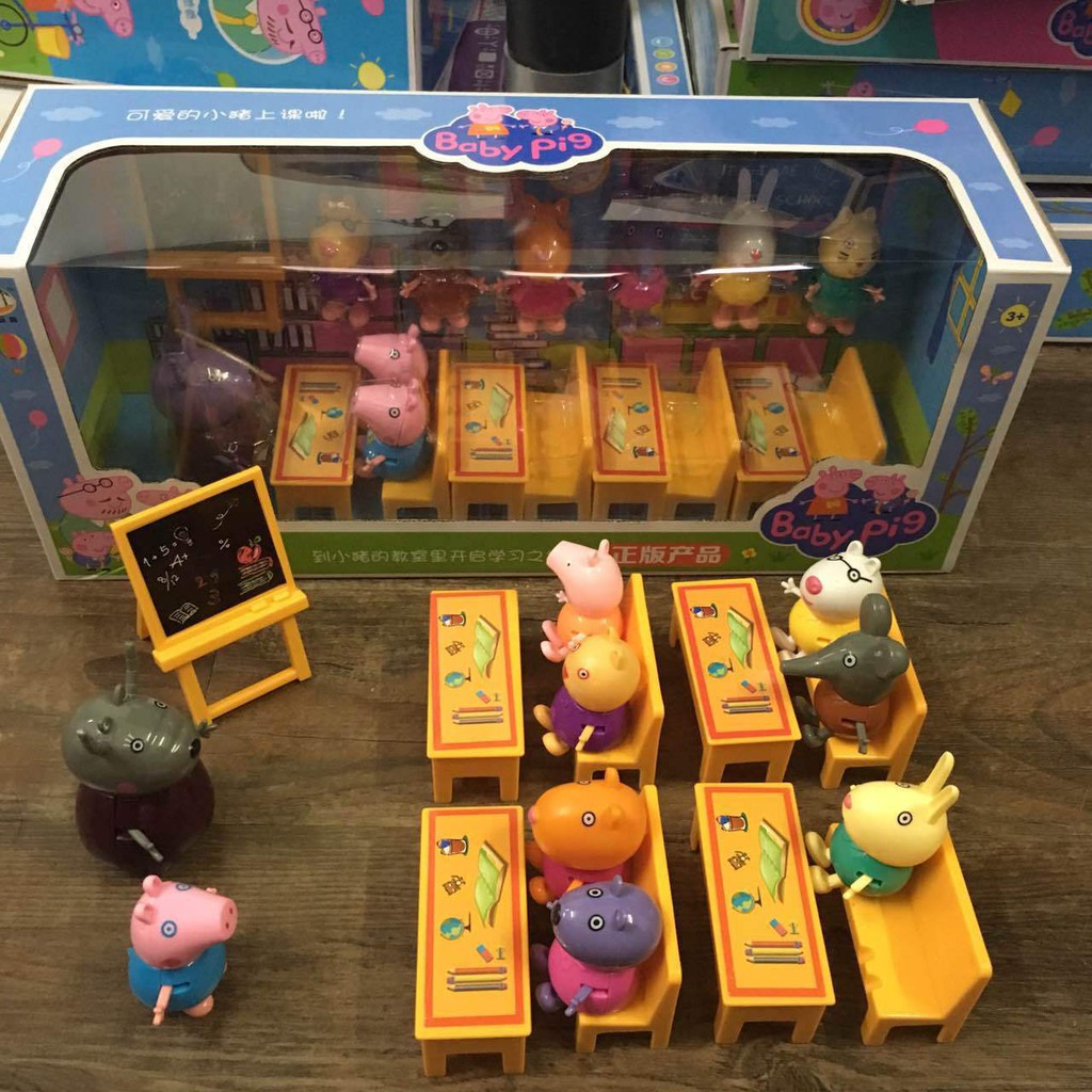 peppa pig classroom playset