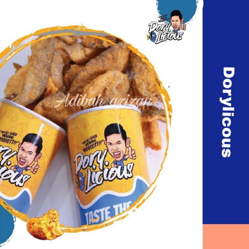 Shop Malaysia Dory Skin Cheezy Salted Egg Dory Licious Dory Fish Skin Shopee Singapore