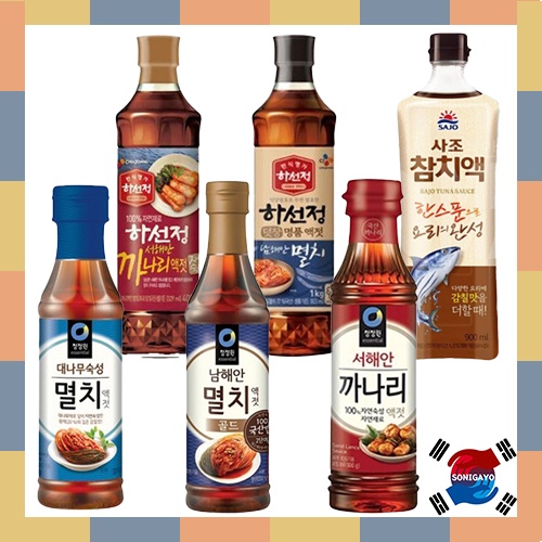 [Cheongjeongwon][Haseonjeong]fish sauce/anchovy sauce/tuna sauce/kimchi