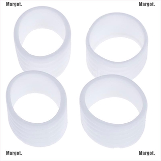 [Margot] 4pcs Tennis Racket Rubber Ring Grip Stretchable Stretchy Handle Rubber Ring #8