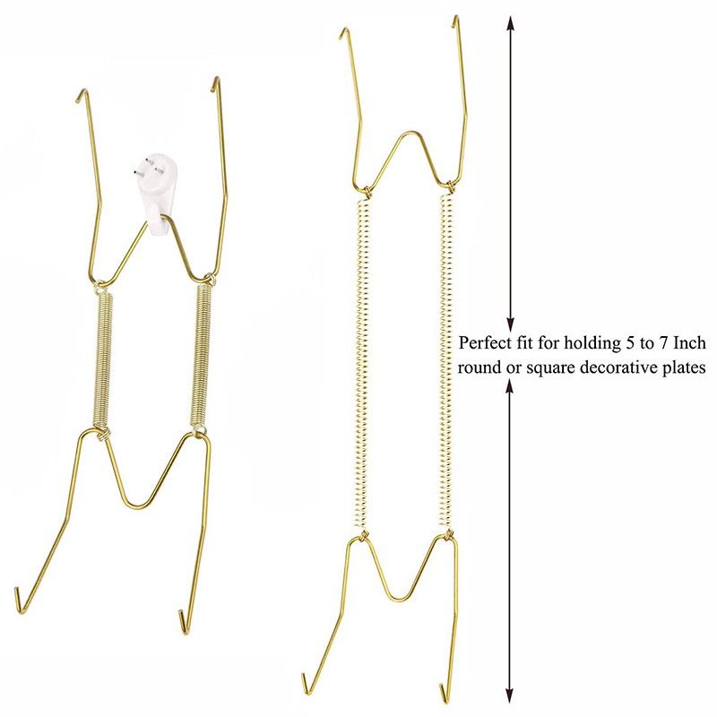 Hangers 6 Inch Plate Hangers And 10 Pack Wall Hooks Shopee