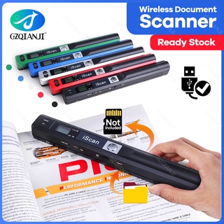 A4 Document JPG/PDF Scanner Mini Portable Digital Scanner 900DPI Handyscan Portable Wireless Handhold Scanner Pen