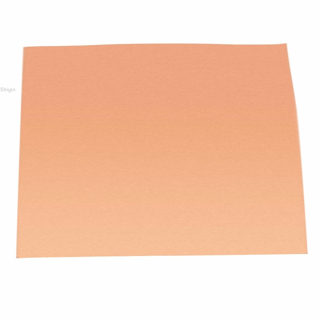Shiyin 1pc 99.9% Pure Copper Cu Sheet Thin Metal Foil Roll 0.1mm*100mm*100mm