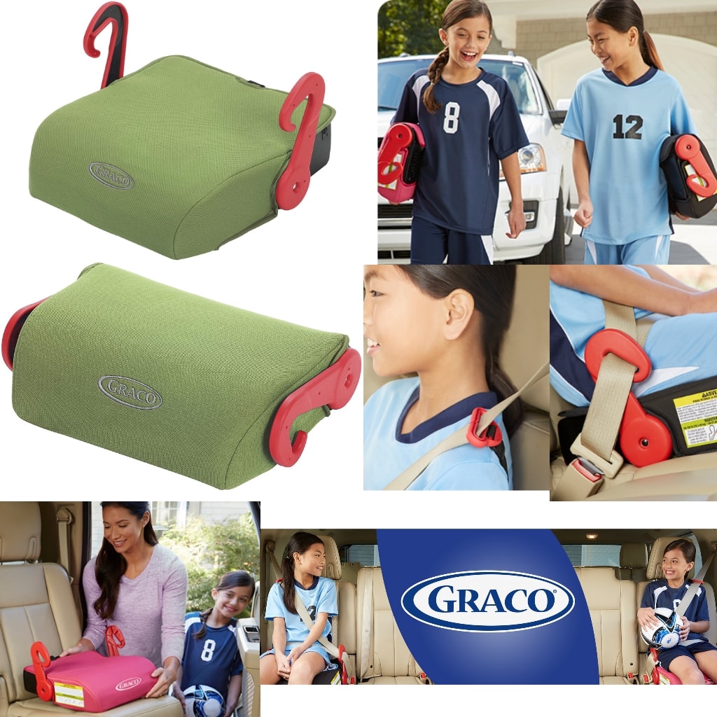 graco turbo go folding backless booster car seat