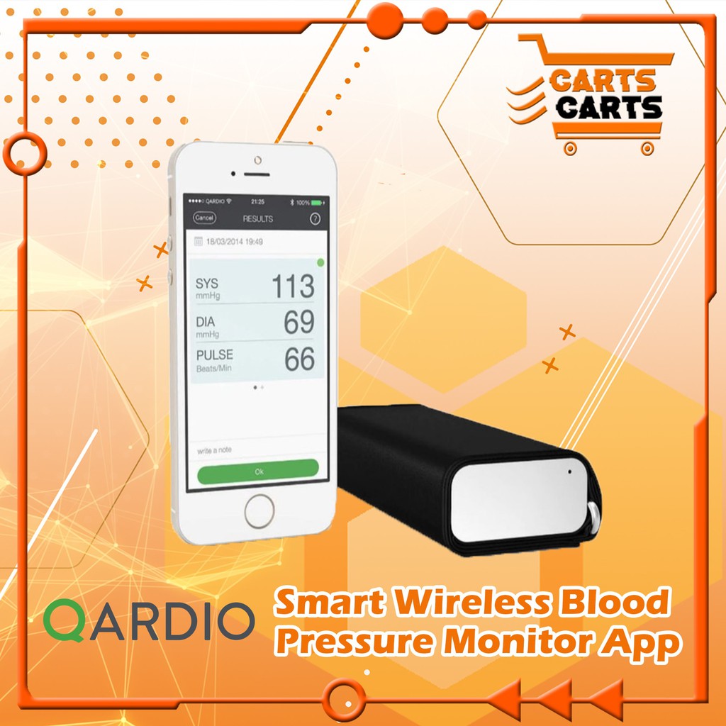 Qardio QardioArm Smart Wireless Blood Pressure Monitor App enabled for