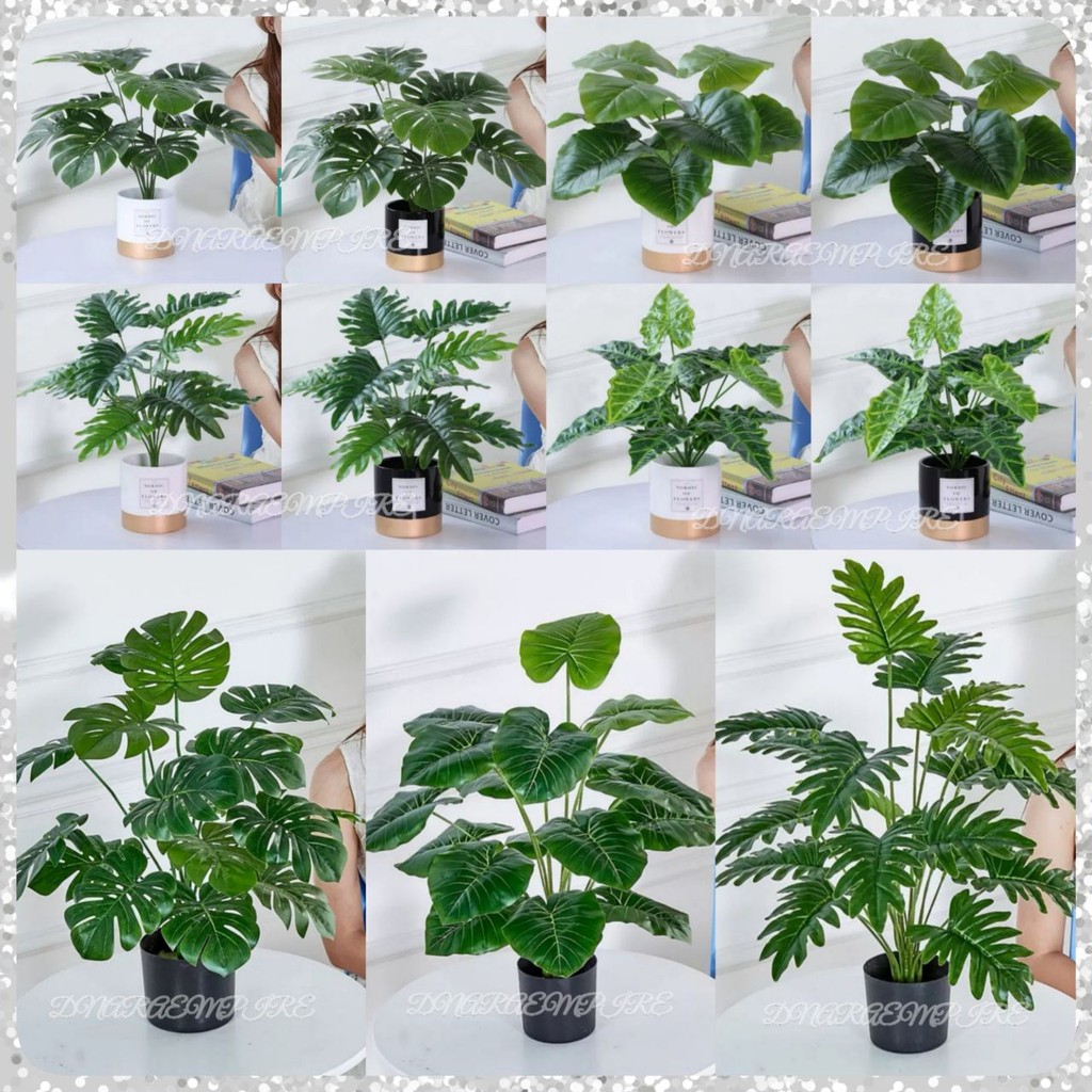 Artificial Green Plant Home Deco Pokok Hiasan Hijau Deco Rumah Shopee Singapore