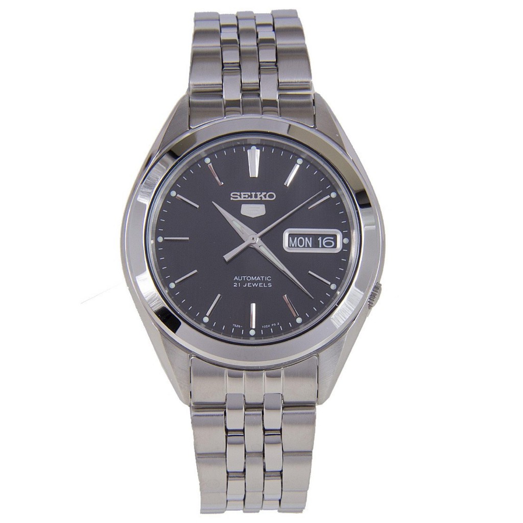 seiko 5 men's snkl23 stainless steel automatic casual watch