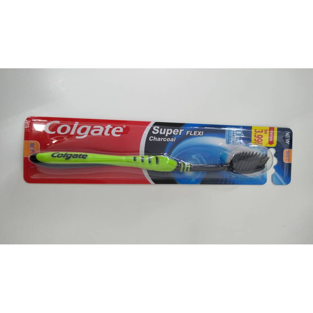 berus gigi colgate charcoal