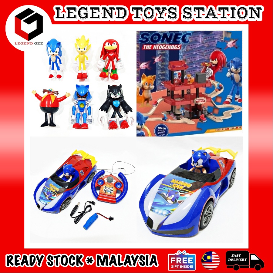 MARVEL SONIC REMOTE CONTROL CAR FLEXIBLE CONTROL ACTION FIGURE